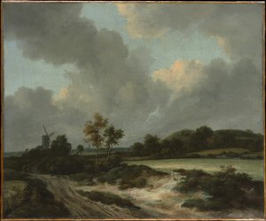 Campos de grano de Jacob van Ruisdael